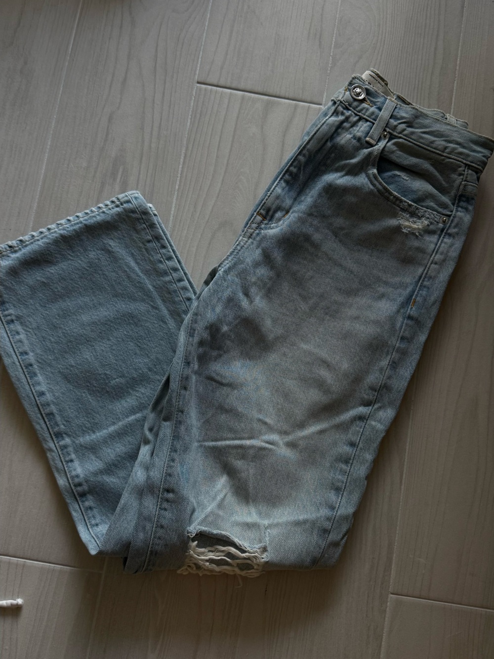 slvrlake london crop boyfriend jeans in broken dreams